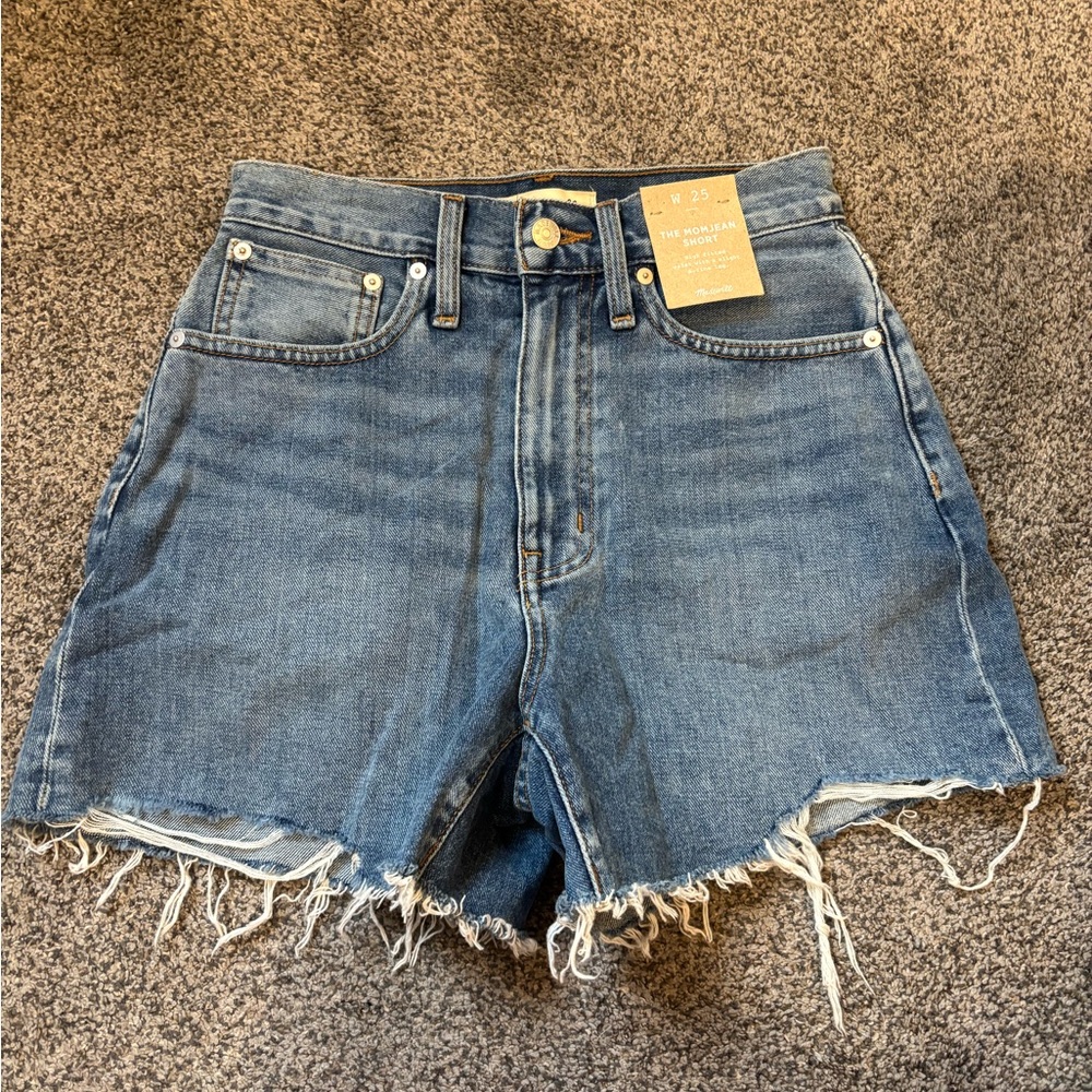 Madewell Mom Jean Shorts